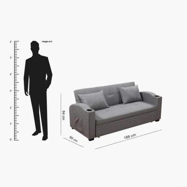 Morgan Pullout Sofa Bed Back Collapsing - Image 8