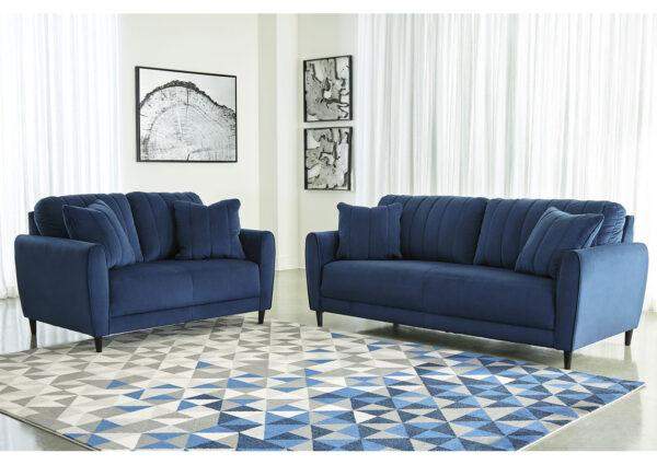 Enderlin Ink Sofa and Loveseat