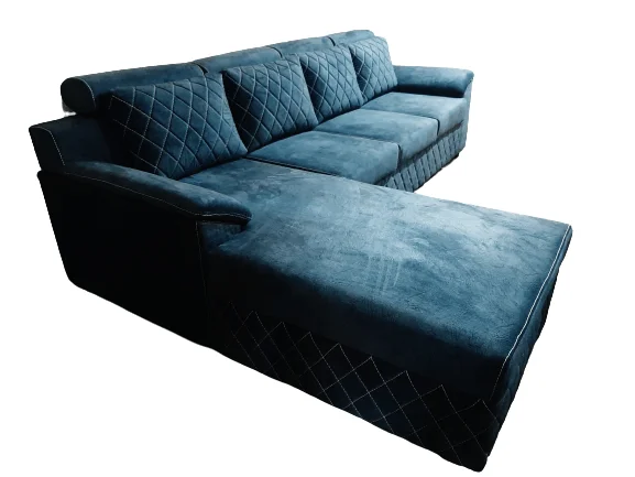 Sofa Bed L Shape Quilted - Image 2
