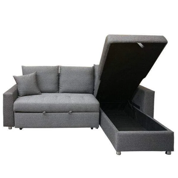 Jerry L Shape Sectional Sofa Bed with Lounger - Image 3
