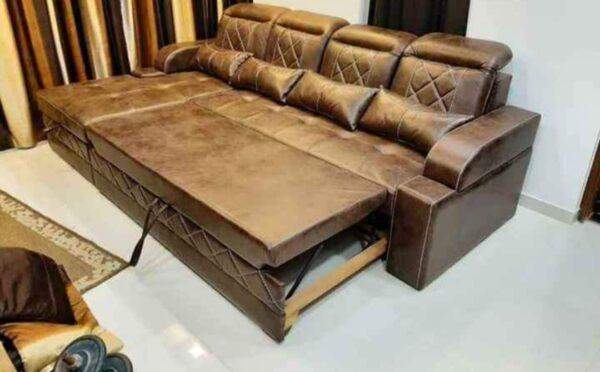 Sofa Cum Bed 4 Seater Lina with Headrest - Image 4