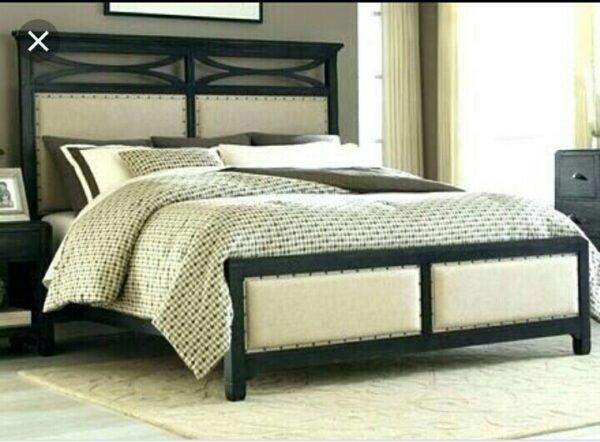 Double Bed Elegance with Headboard cushion