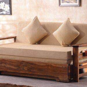 Solid Wood Avon Sofa cum Bed