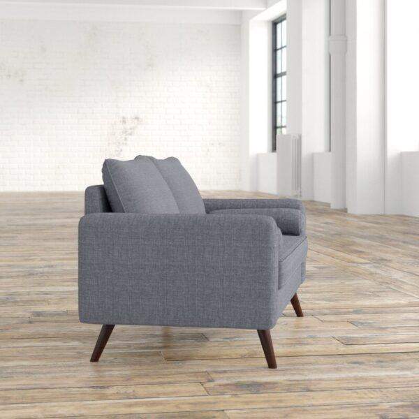 Mcelhaney 56" Square Arm Loveseat (Custom seaters) - Image 2