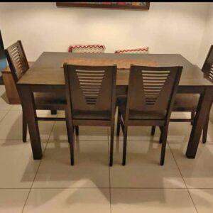 Dining table with 6 chairs "Carol"