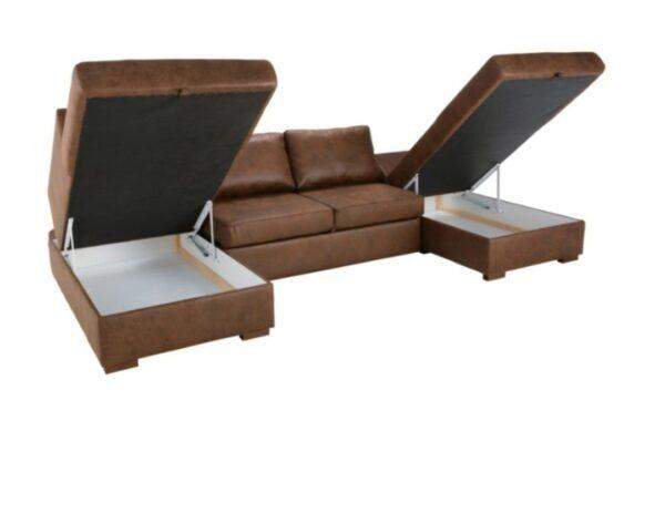 L Shape Sofa Bed double lounger Haifi - Image 2