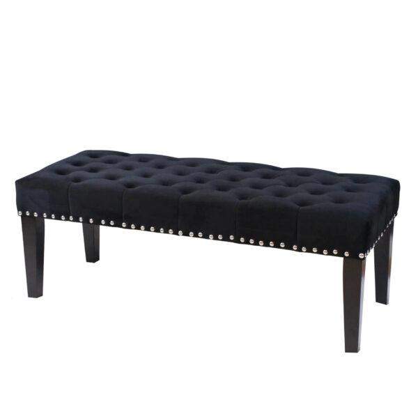 Silver Orchid Orla Velvet Bench - Image 3