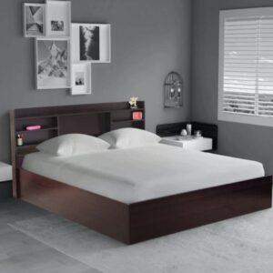 Bed Queen Size Ren with back box and Under box storage
