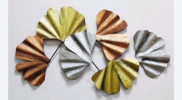 42"*24" Ginko leaf wall decor