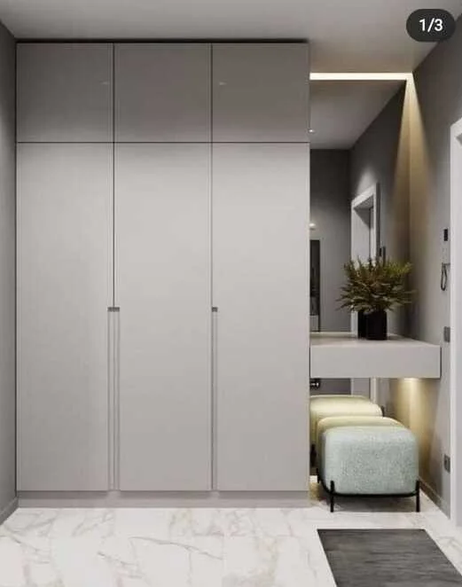 Wardrobe Laminated pvc with Dresser