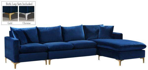 Naomi L shape with Puffy Navy - Image 3