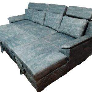 Sofa Bed L Shape Quilted
