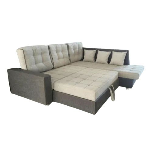 Sofa Cum Bed 3 Seater Tuffy L shape with Lounger