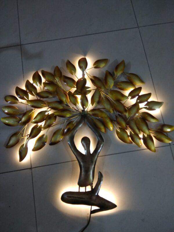 Metal yoga tree