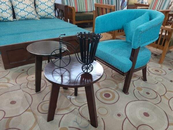 Accent Chairs Hailey Set of 2 with table - Image 2