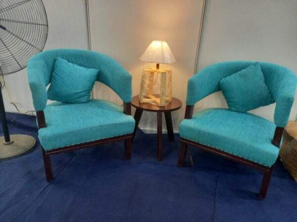 Accent Chairs Hailey Set of 2 with table - Image 5