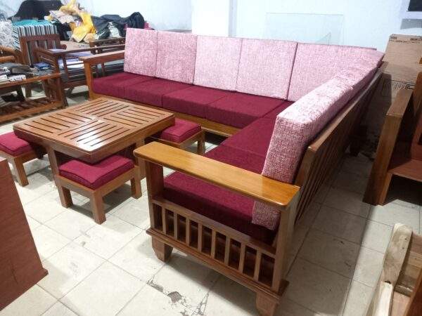 Solid wood sofa L shape Mag