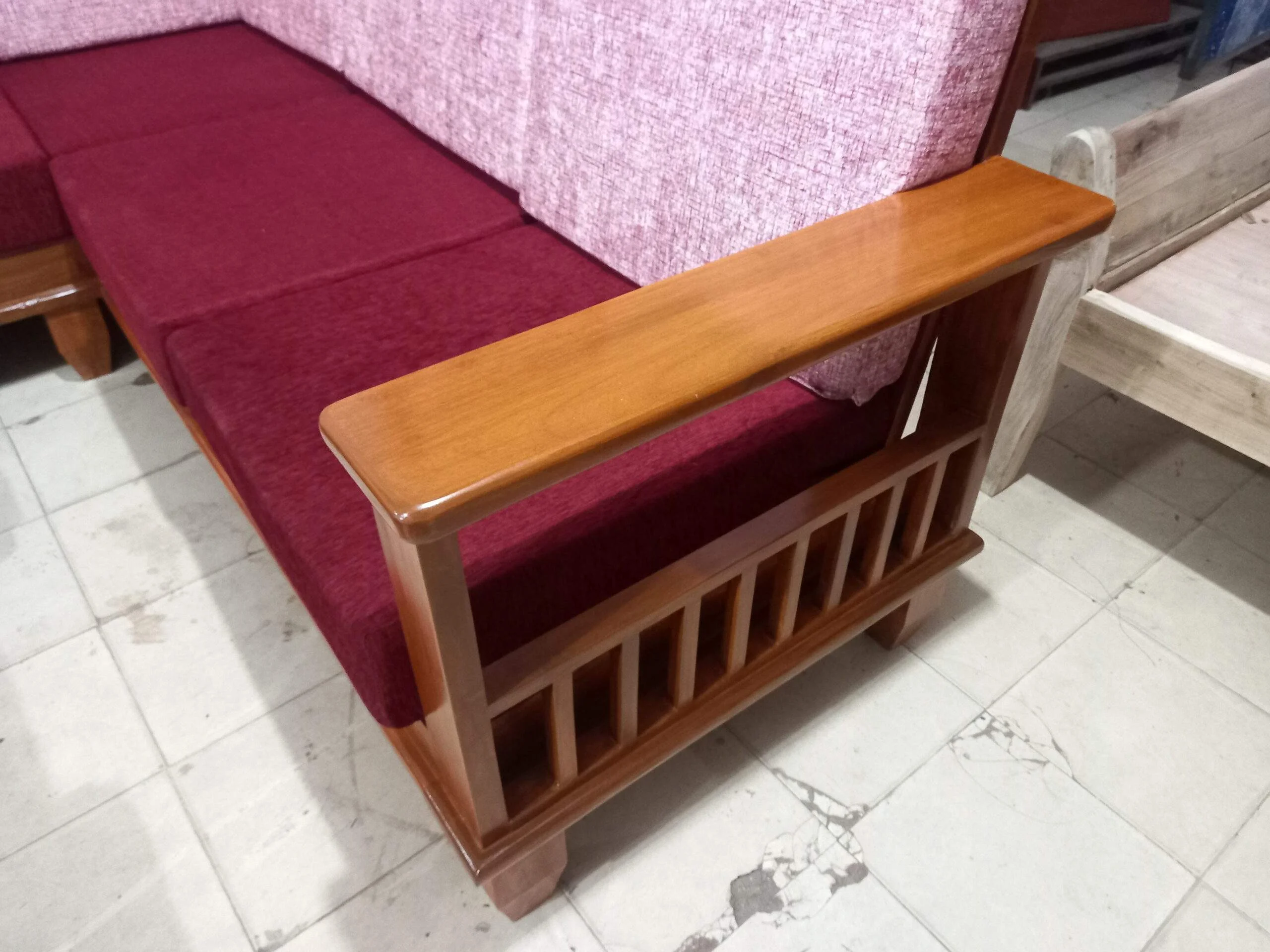 Solid wood sofa L shape Mag - Image 3