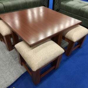 Center table square with 4 stools