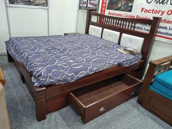 Double Bed Pillar Boat Shape (Custom)