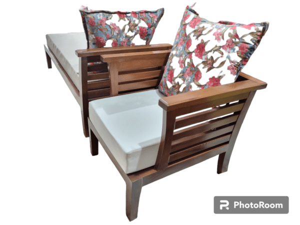 Sofa Set Solid Wood Z + Divider (Large) Custom - Image 5