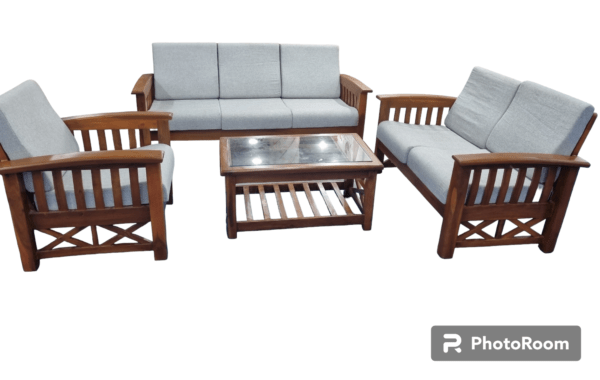 Sofa set Solid Wood Bryan 3+2+1+ Center table