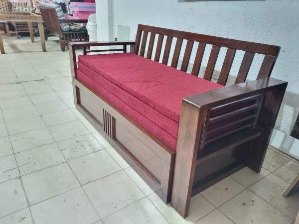Sofa bed solid wood Box 3 fold (Custom) - Image 4