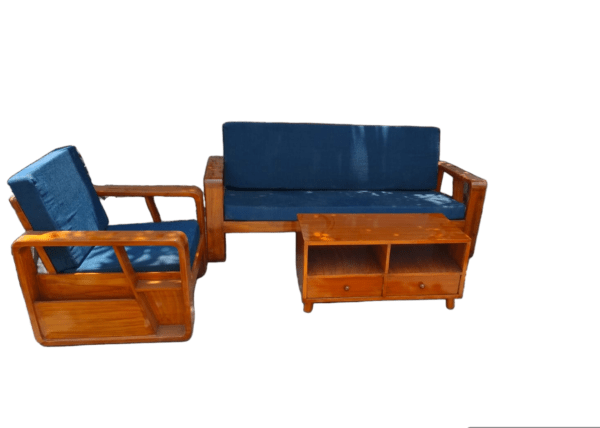 Solid wood SofaBox 2 Set 311+Center Table(Custom) - Image 3