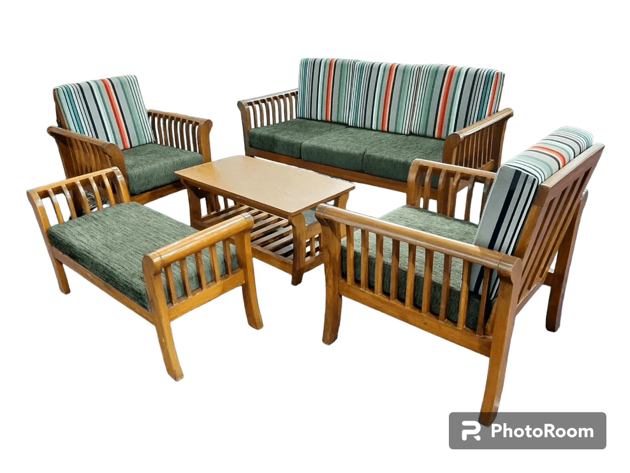 Solid wood Sofa set Olander 311 + divider (Custom)