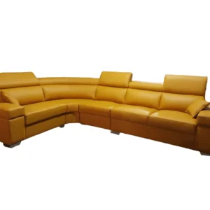 L shape Sectional Sofa LUXE with headrest