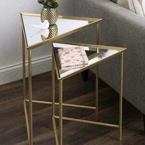 Metal Nest of table Milan Traingle (Set of 2)