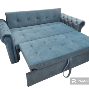 Sofa bed Chester in suede 2 fold
