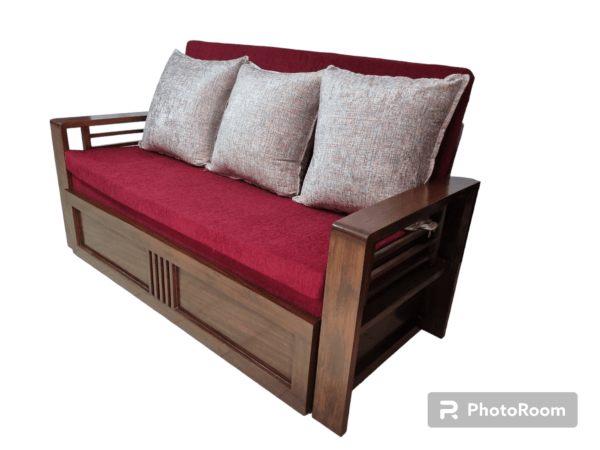 Sofa bed solid wood Box 3 fold (Custom) - Image 2