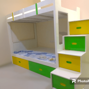 Bunk Bed 2 level with storage step drawers