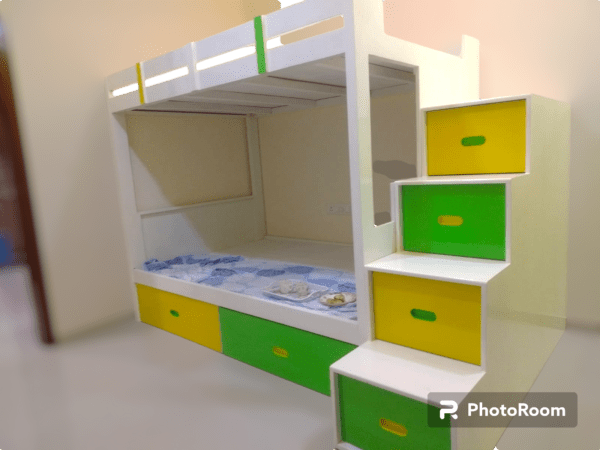 Bunk Bed 2 level with storage step drawers