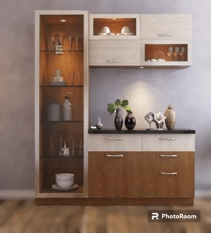 Crockery cum storage cabinet