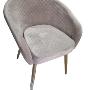 Accent / Dining Chair 'Mellow' in suede velvet