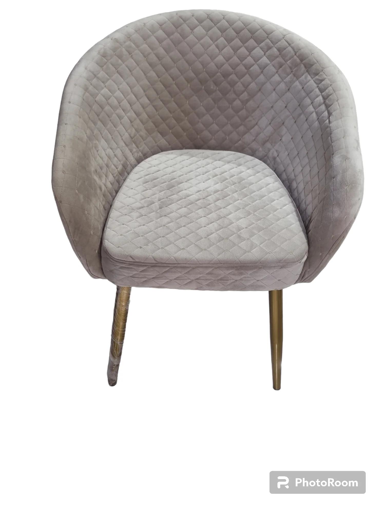 Accent / Dining Chair 'Mellow' in suede velvet - Image 3