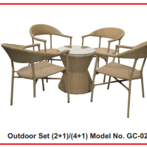 Outdoor Table set 2+1 table/ 4+1table Gc-02