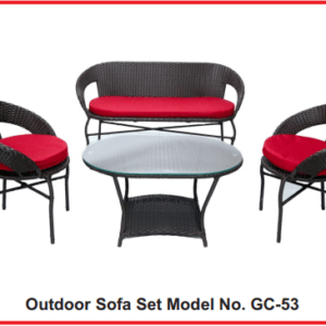 Outdoor sofa set Wicker + Table Gc-53
