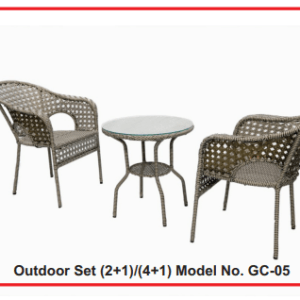Outdoor table+2chairs/ Gc-05