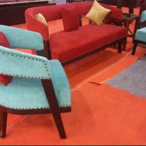 Accent sofa set with pillows (Custom)