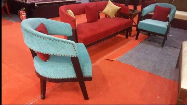 Accent sofa set with pillows (Custom)