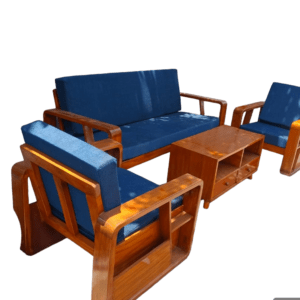 Solid wood SofaBox 2 Set 311+Center Table(Custom)