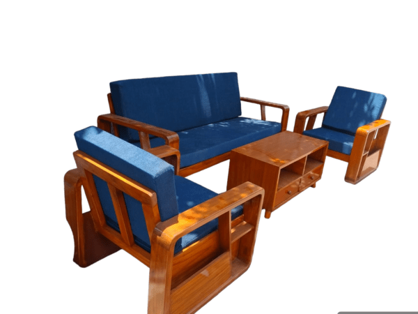 Solid wood SofaBox 2 Set 311+Center Table(Custom)