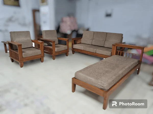 Solid wood Mag Sofa Set (Custom) - Image 7