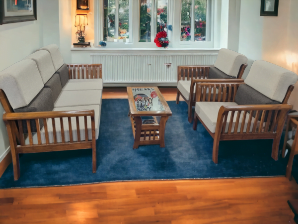 Olander solid wood set 3+1+1 (Custom) - Image 4