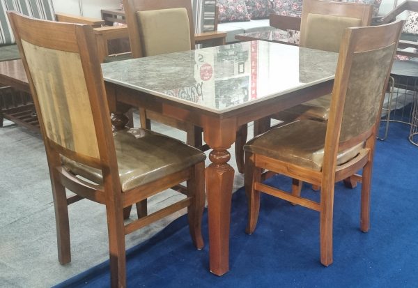Dining table Regal + 4/6 cushion back chairs - Image 2
