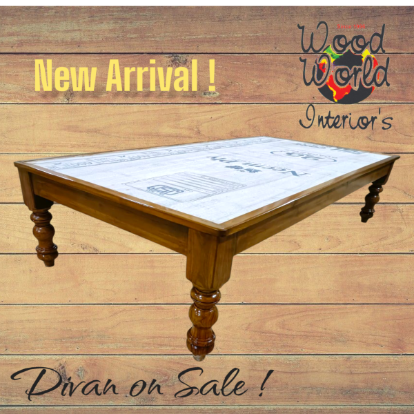 Single Divan Solid Wood 3 x 6 feet