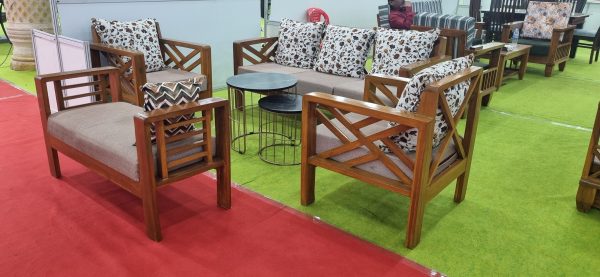 Sofa Set Solid Wood New Box (Custom) - Image 3